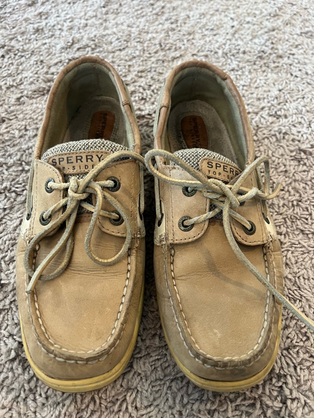 Sperry Tan Boat Shoes - Classic Leather Deck Shoes